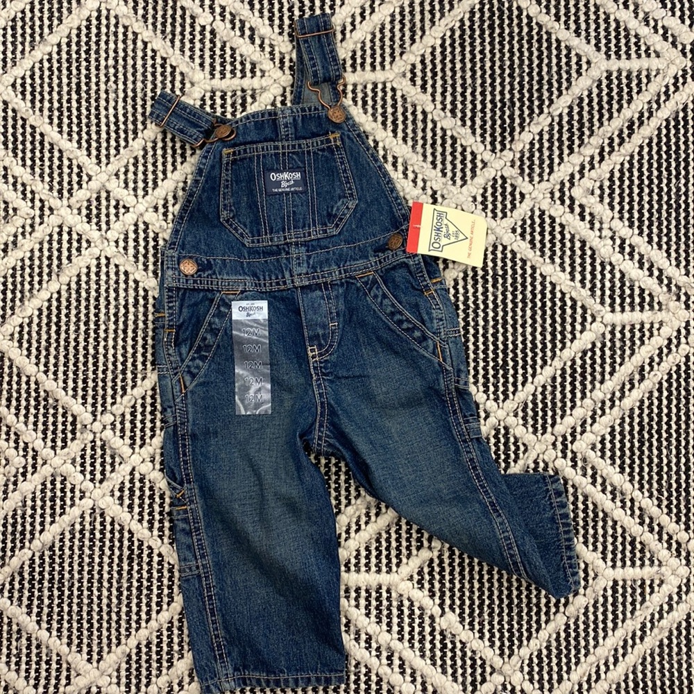 Osh Kosh denim overalls